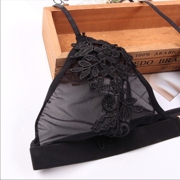 HP Embroidered Lace Bra - Picture 5 of 8